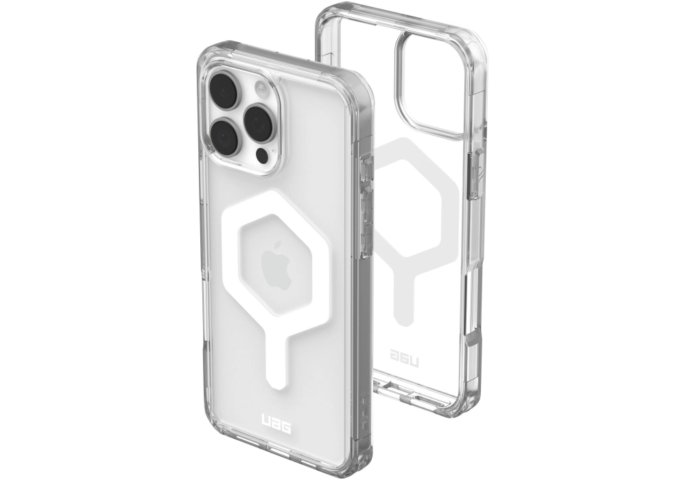 UAG Coque arrière Plyo MagSafe Apple iPhone 16 Pro Max Ice/White