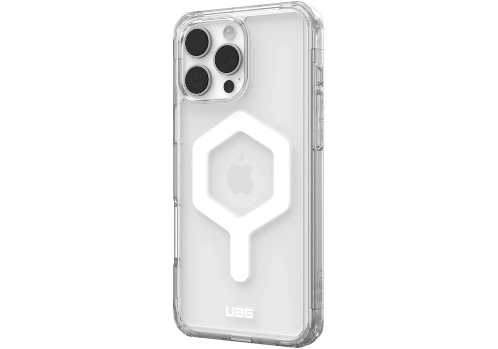 UAG Coque arrière Plyo MagSafe Apple iPhone 16 Pro Max Ice/White