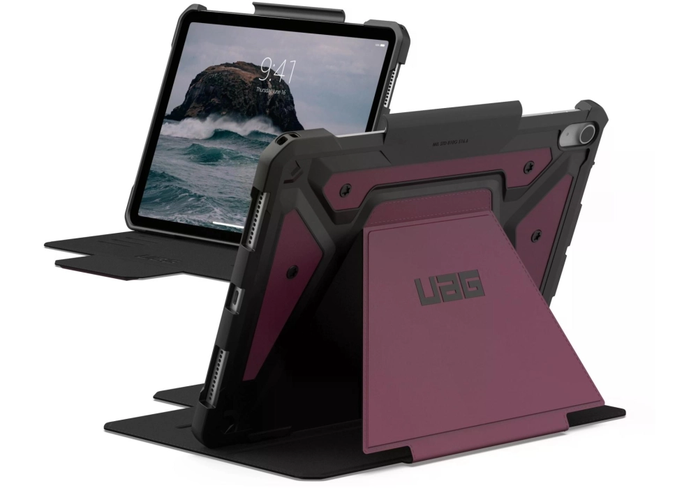 UAG Tablet Book Cover Metropolis SE iPad Air 2024 11" Bordeaux