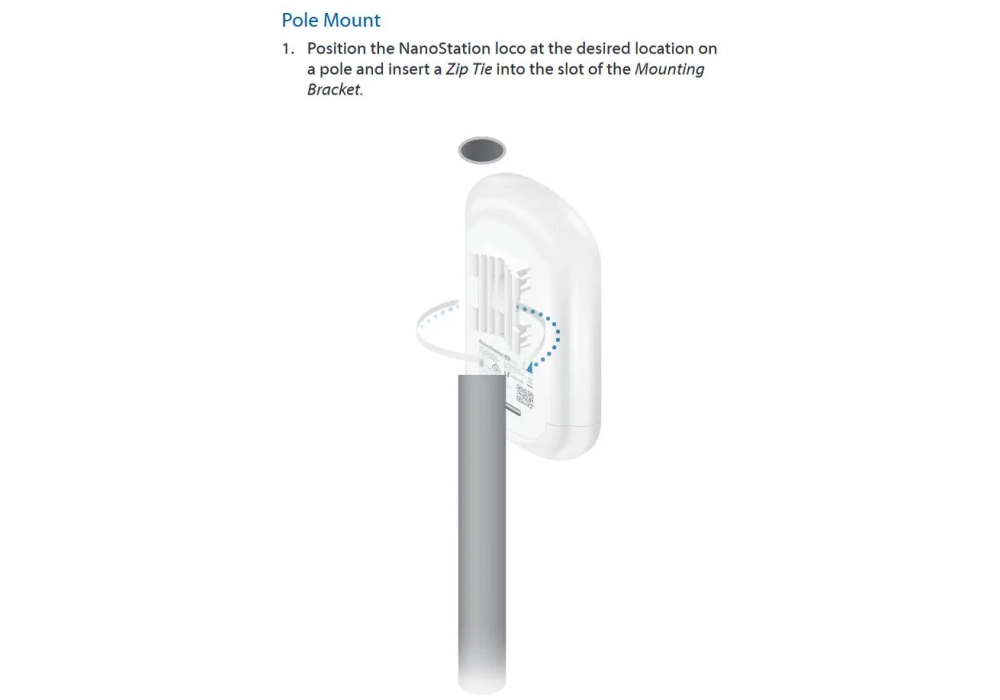 Ubiquiti Bridge Wi-Fi Nanostation NS-5ACL-5 ensemble de 5