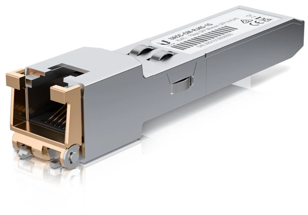 Ubiquiti Module SFP UACC-CM-RJ45-1G, 1Gbps 1G RJ-45 cuivre 