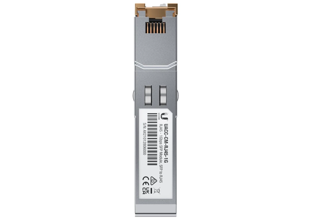 Ubiquiti Module SFP UACC-CM-RJ45-1G, 1Gbps 1G RJ-45 cuivre 