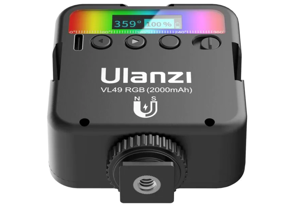 Ulanzi Lampe vidéo VL49 RGB