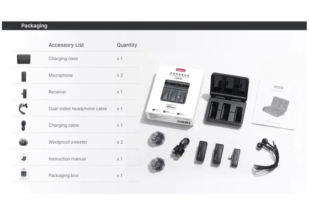 Ulanzi Micro UW-MIC 2.4GHz - Lightining