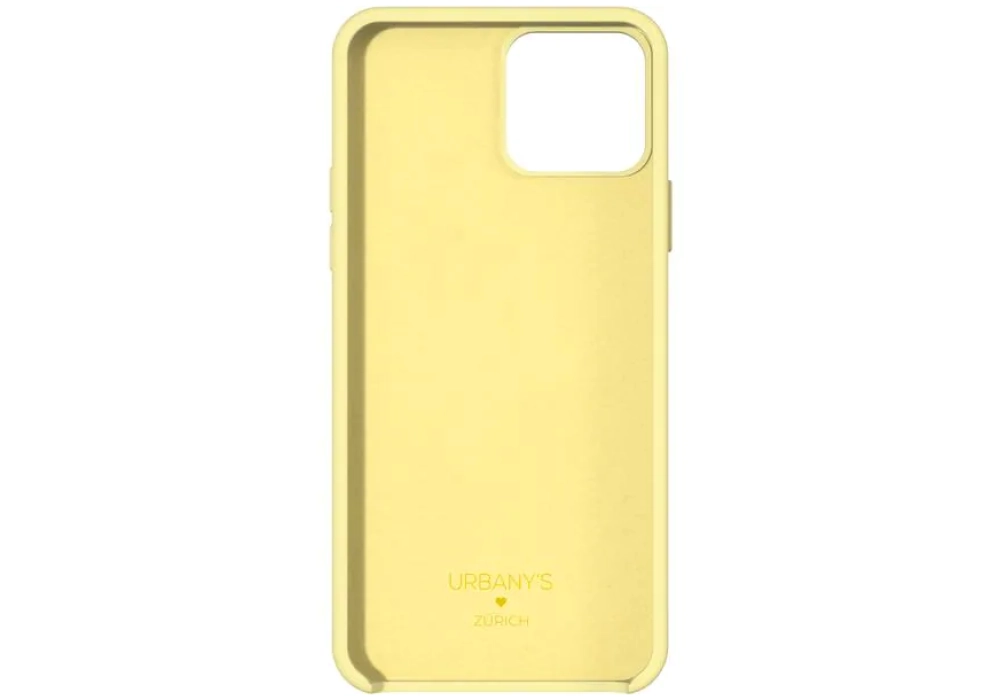 Urbany's Coque arrière Silicone iPhone 14 (Bitter Lemon)