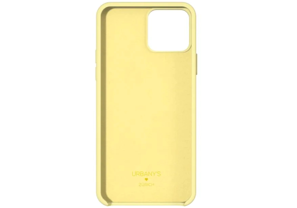 Urbany's Coque arrière Silicone iPhone 14 Plus (Bitter Lemon)