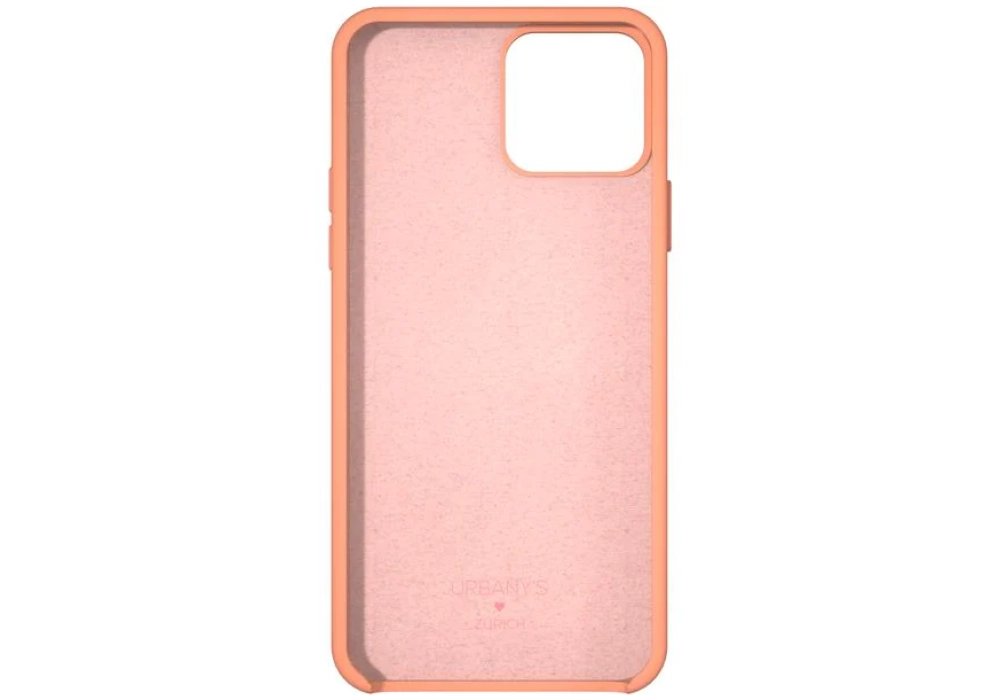 Urbany's Coque arrière Silicone iPhone 14 Plus (Sweet Peach)