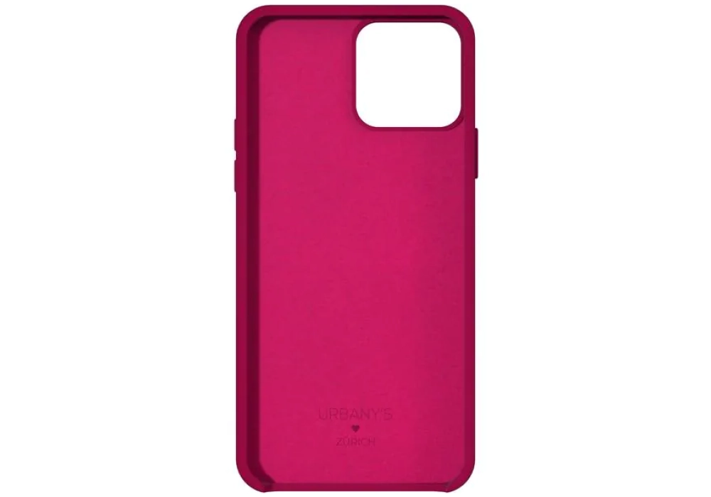 Urbany's Coque arrière Silicone iPhone 14 Pro (Red Wine)