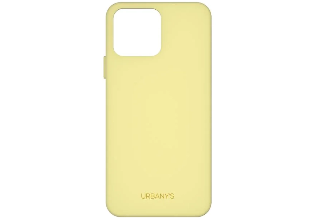 Urbany's Coque arrière Silicone iPhone 14 Pro Max (Bitter Lemon)