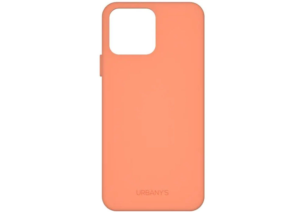 Urbany's Coque arrière Silicone iPhone 14 Pro Max (Sweet Peach)