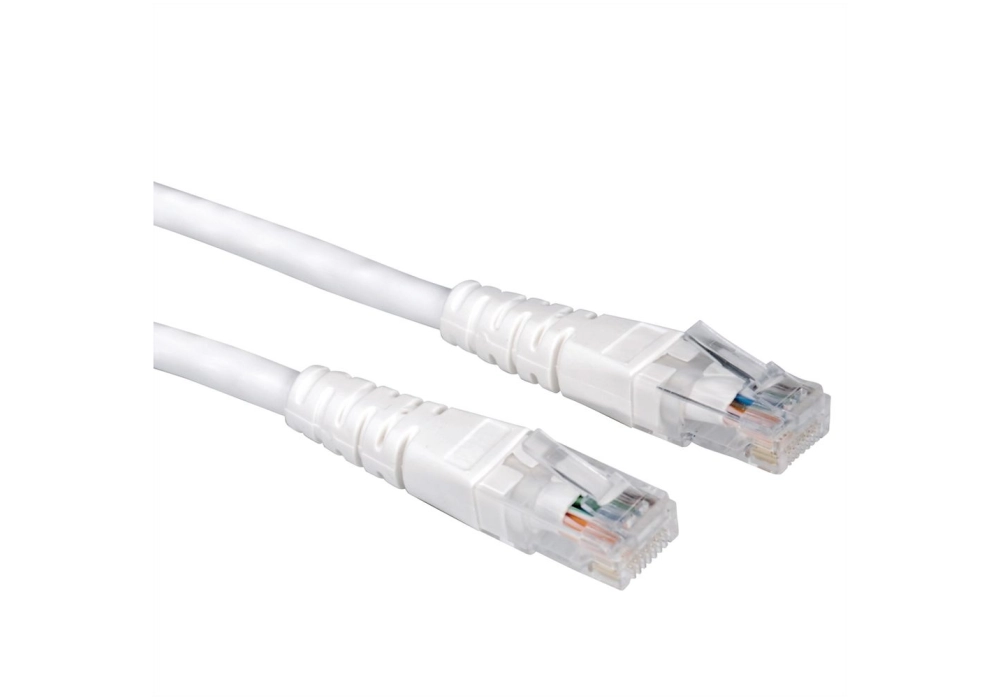 VALUE Câble RJ45 Cat.6 (Classe E) UTP, blanc, 10 m