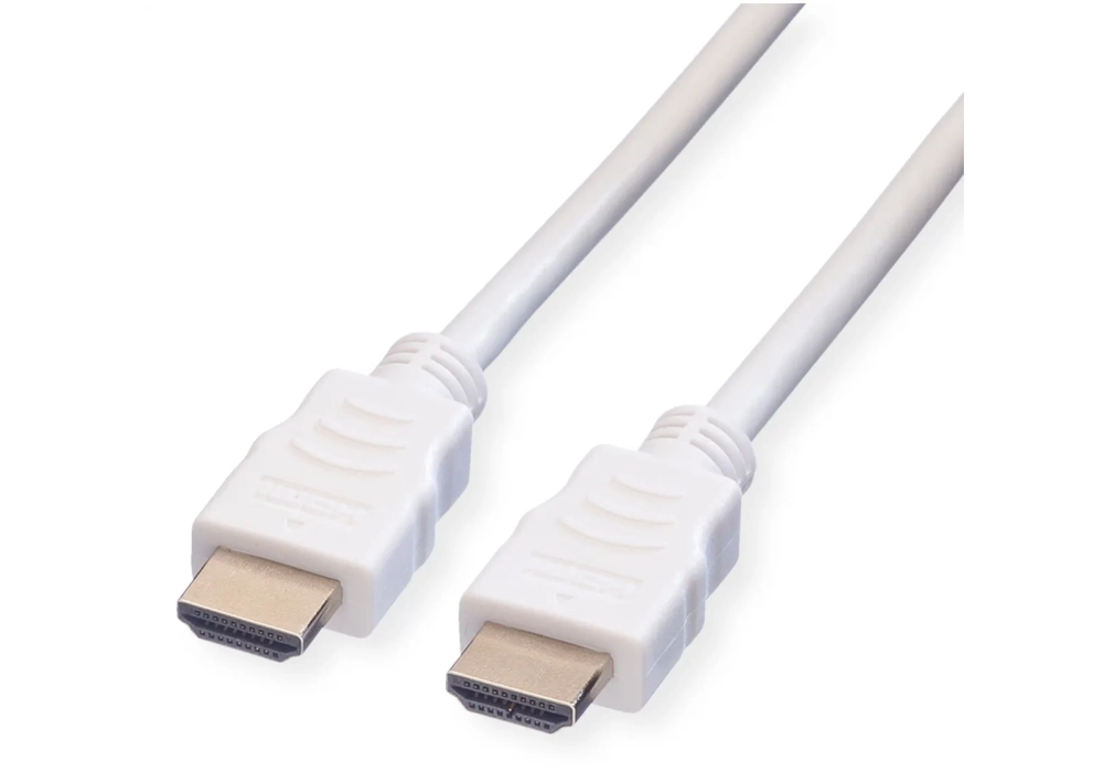 Value High Speed HDMI 1.4 Cable 4K - 5.0 m Blanc