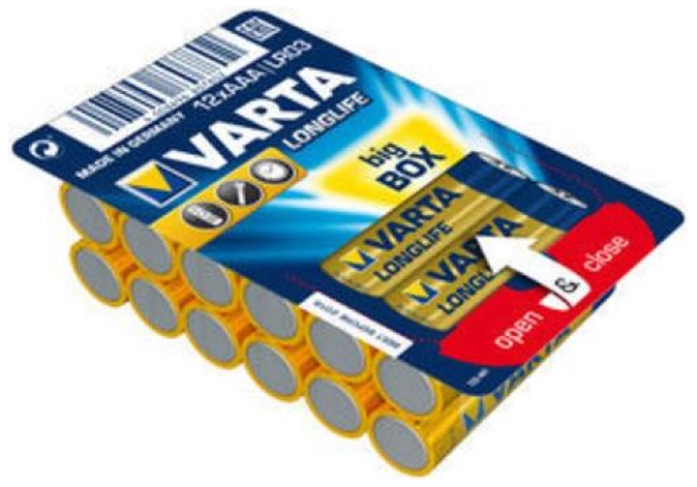 Varta Longlife Alkaline AAA (12)