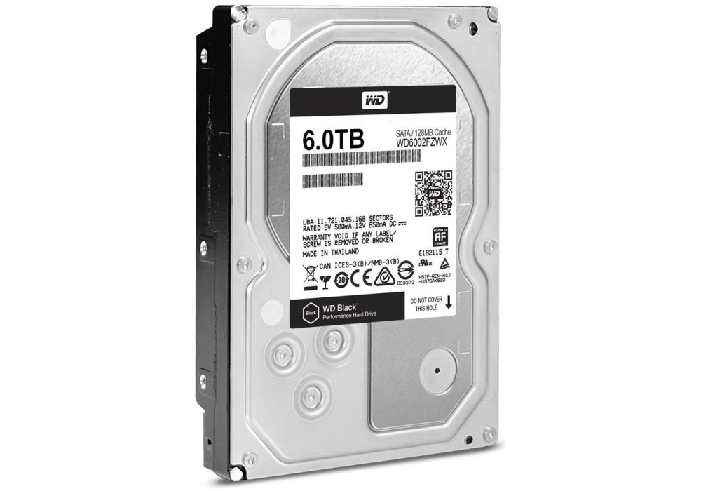 WD Black Desktop HDD SATA 6 Gb/s - 4.0 TB