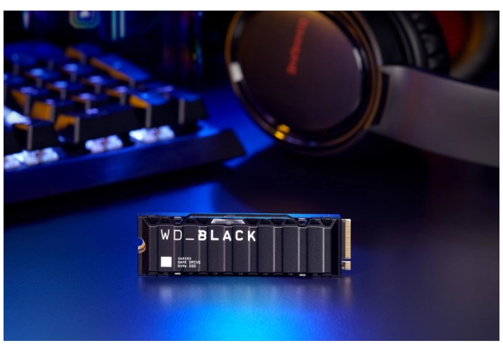 WD Black SSD SN850X Gaming Heatsink M.2 2280 NVMe - 1 TB