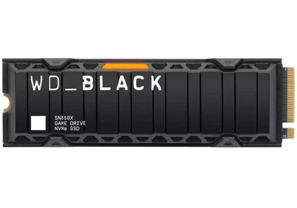 WD Black SSD SN850X Gaming Heatsink M.2 2280 NVMe - 2 TB