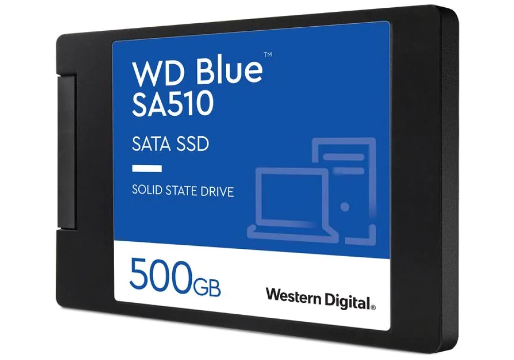 WD Blue SA510 2.5" SATA SSD -  500GB