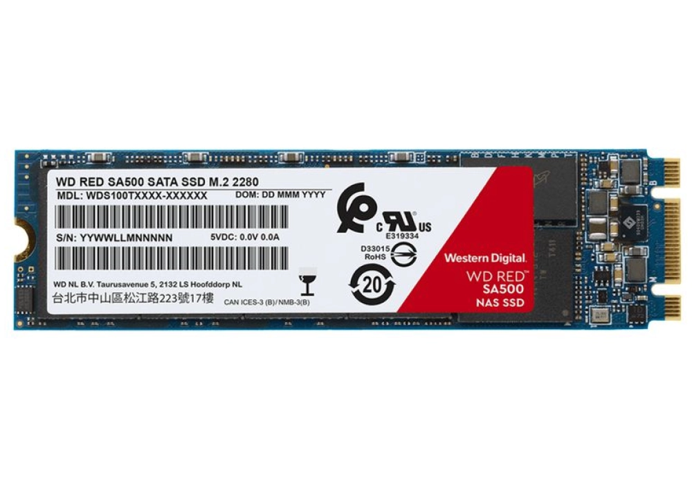 WD Red SA500 SSD M.2 SATA - 1 TB