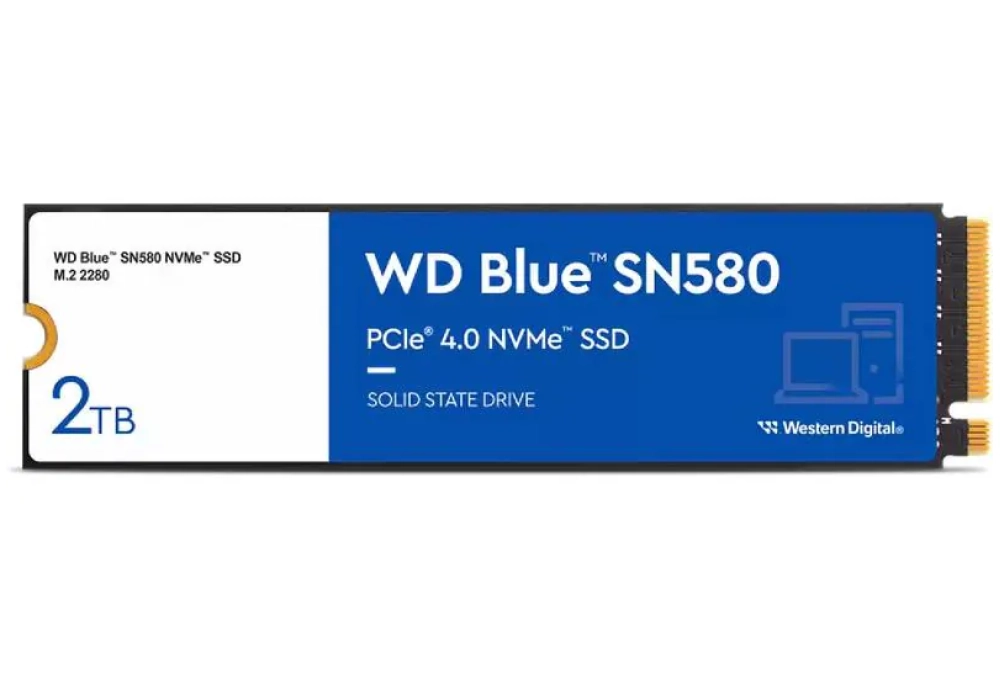 Western Digital SSD WD Blue SN580 M.2 2280 NVMe - 2TB