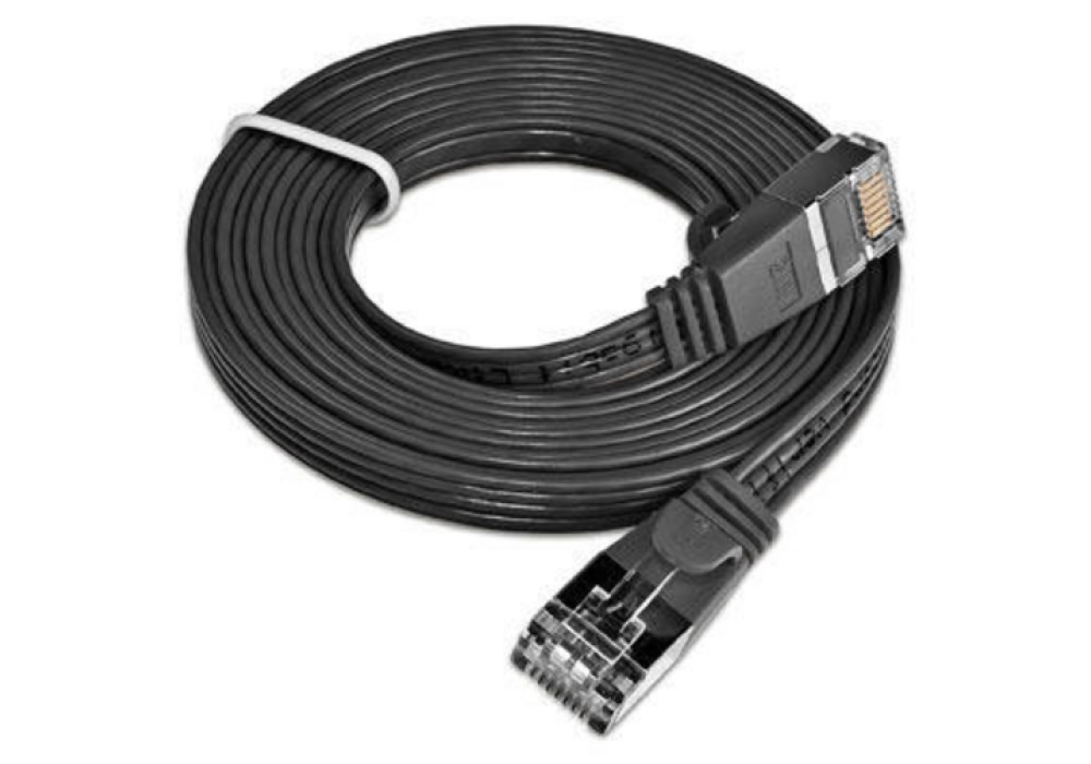 Wirewin CAT6 Shielded Slim Network Cable (Black) -  1.0 m 