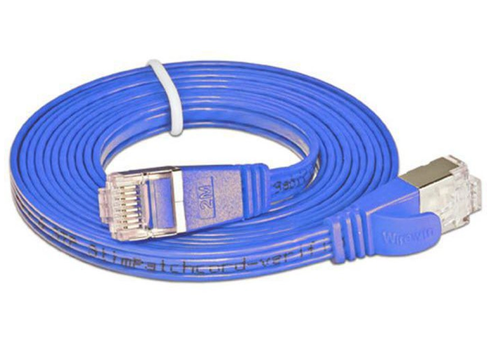 Wirewin CAT6 Shielded Slim Network Cable (Blue) -  1.0 m 