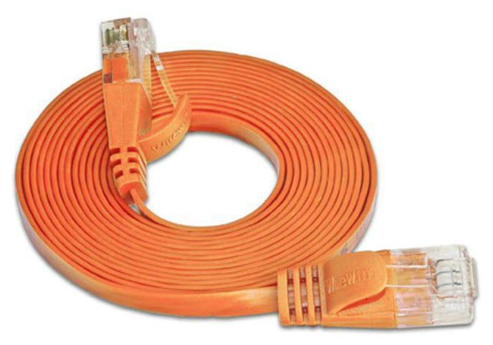 Wirewin CAT6 Shielded Slim Network Cable (Orange) - 25.0 m 