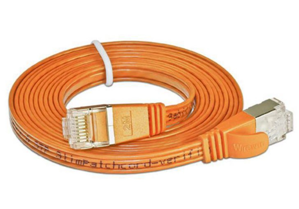 Wirewin CAT6 Shielded Slim Network Cable (Orange) -  5.0 m 