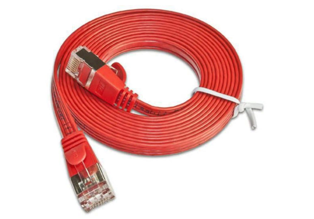 Wirewin CAT6 Shielded Slim Network Cable (Red) -  1.5 m 