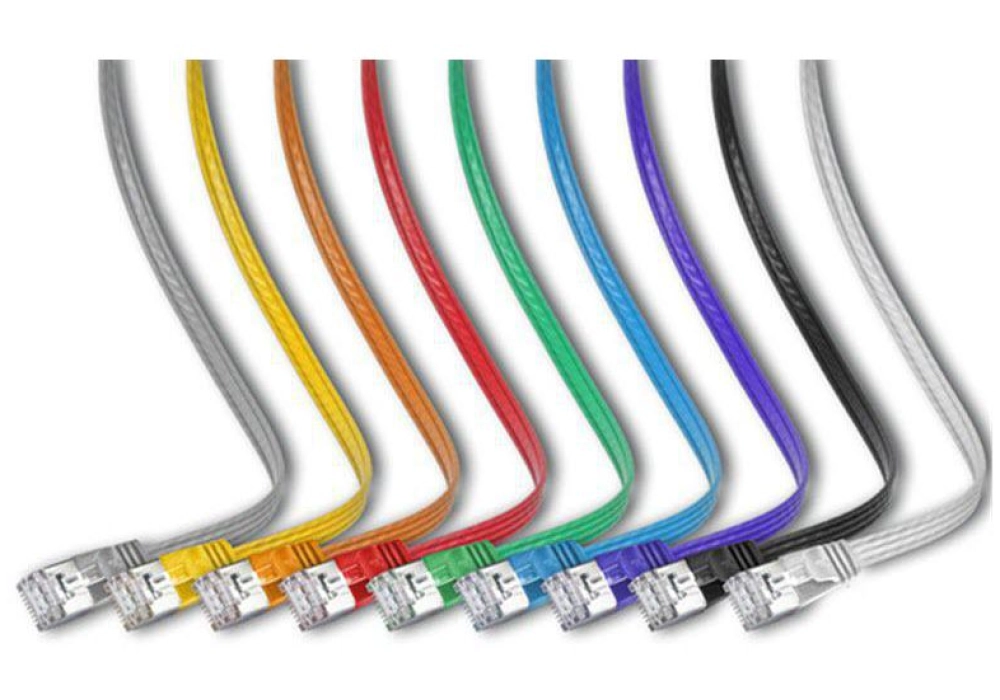 Wirewin CAT6 Shielded Slim Network Cable (White) -  0.10 m 