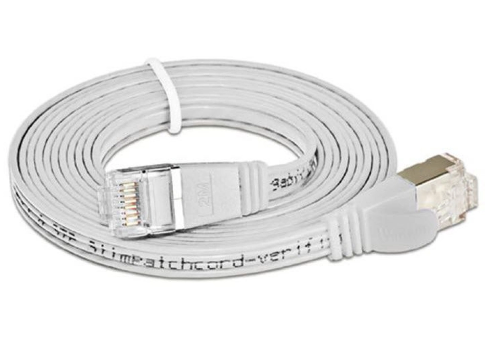 Wirewin CAT6 Shielded Slim Network Cable (White) -  0.75 m 