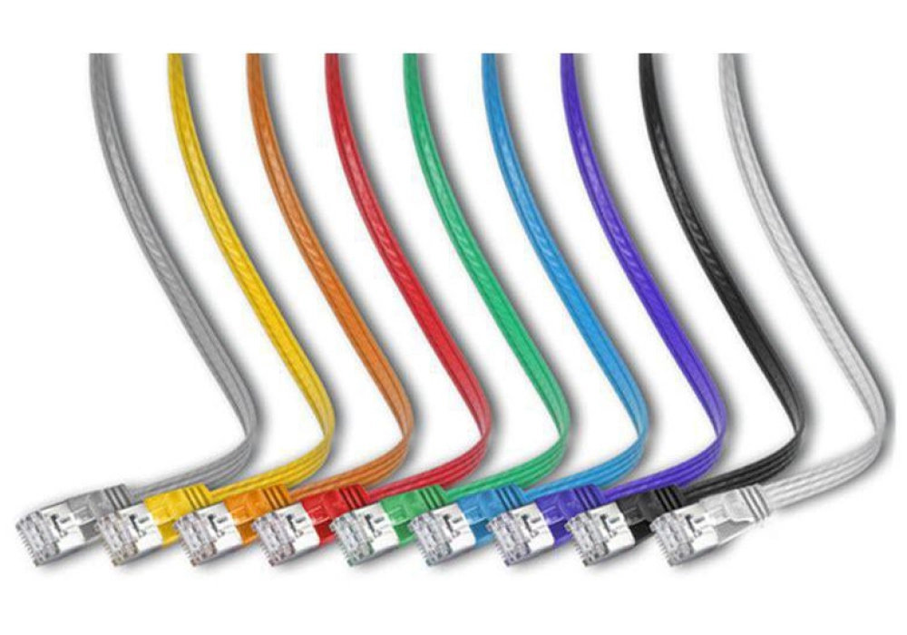 Wirewin CAT6 Shielded Slim Network Cable (White) -  0.75 m 