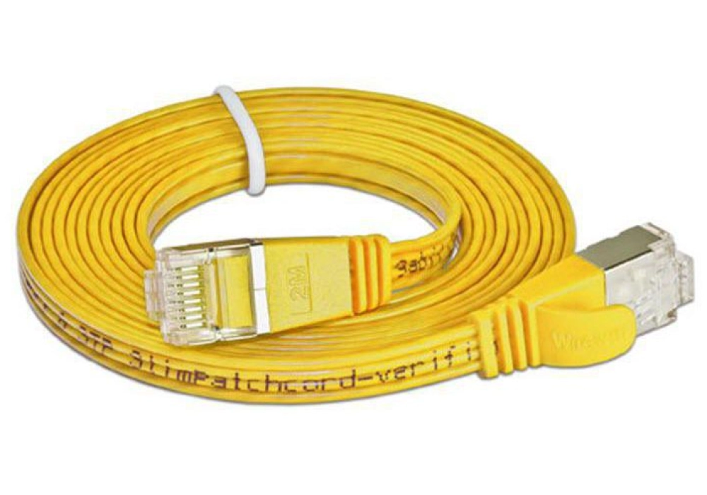 Wirewin CAT6 Shielded Slim Network Cable (Yellow) -  0.50 m 