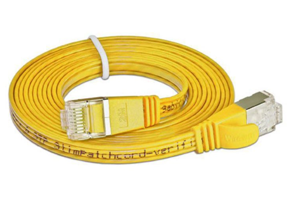 Wirewin CAT6 Shielded Slim Network Cable (Yellow) -  3.0 m 