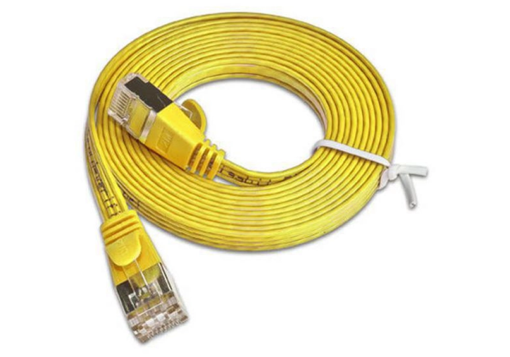 Wirewin CAT6 Shielded Slim Network Cable (Yellow) -  5.0 m 