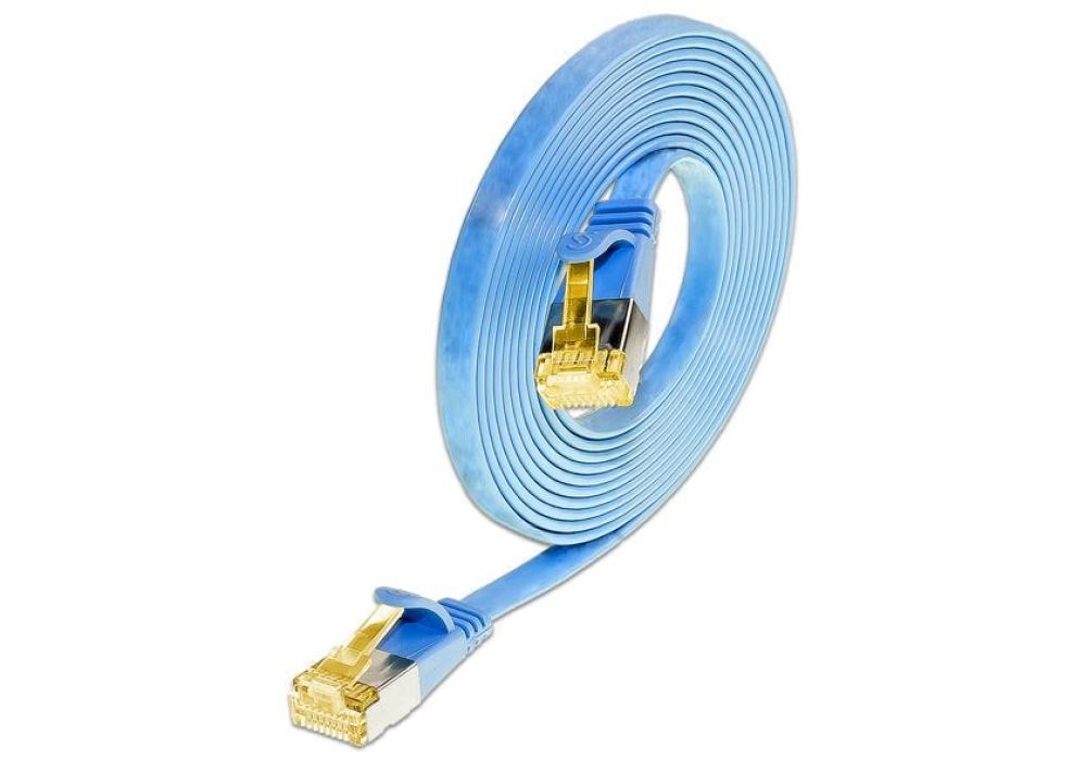 Wirewin CAT6a U/FTP Slim Network Cable (Blue) -  0.10 m 