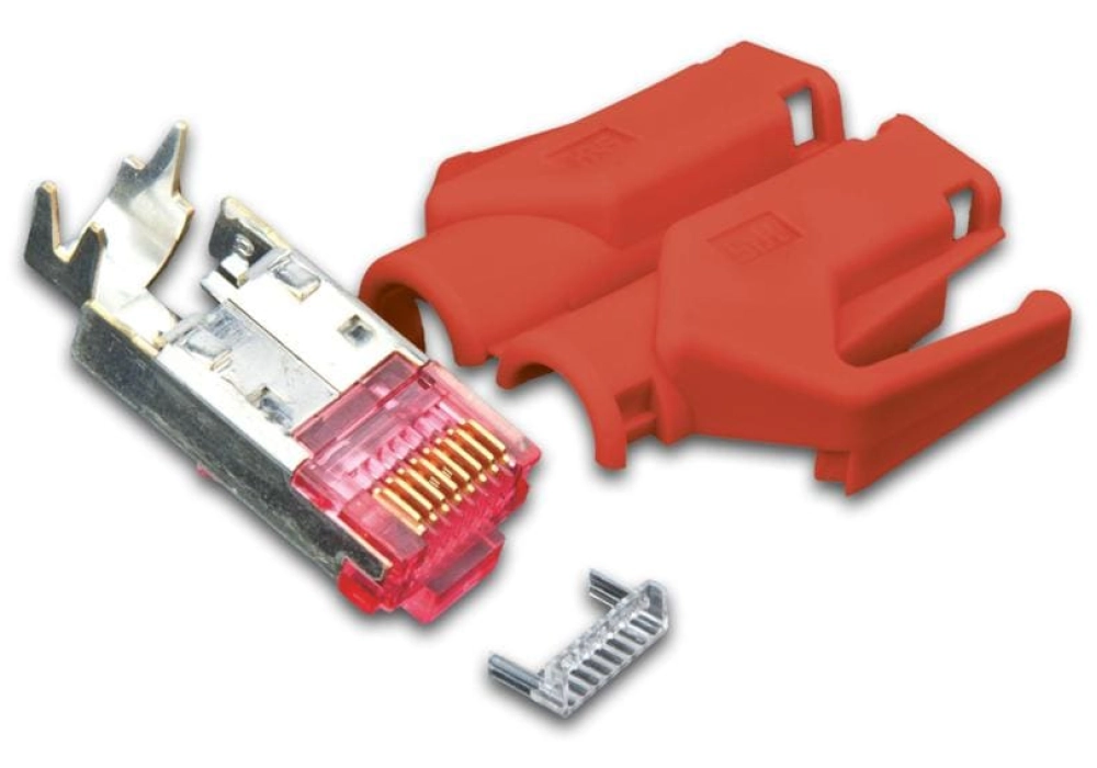 Wirewin Connecteur RJ45 Hirose TM21 50 Pièce/s, Rouge