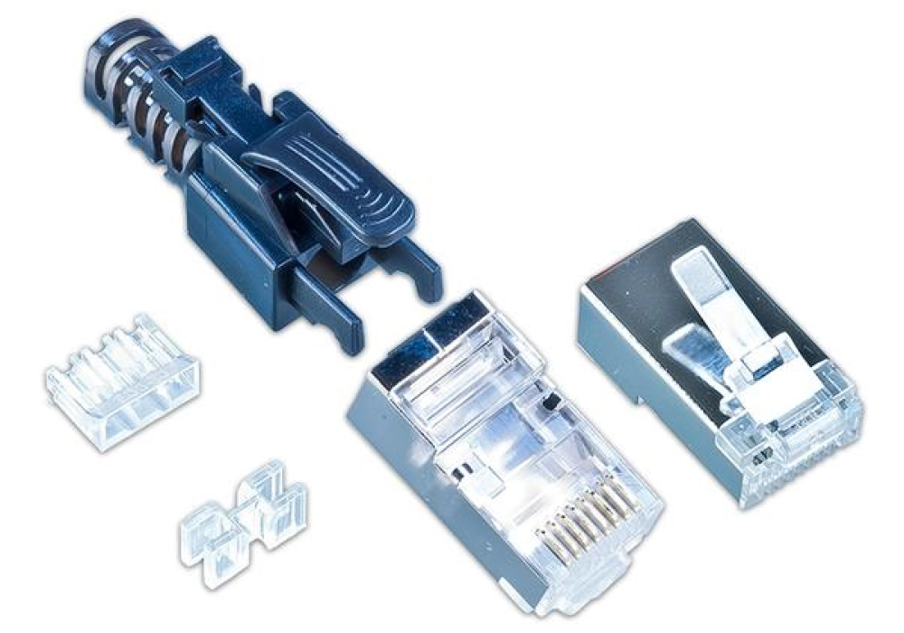 Wirewin connecteur Securelock RJ45 S/FTP Cat6a noir (10 pièces)