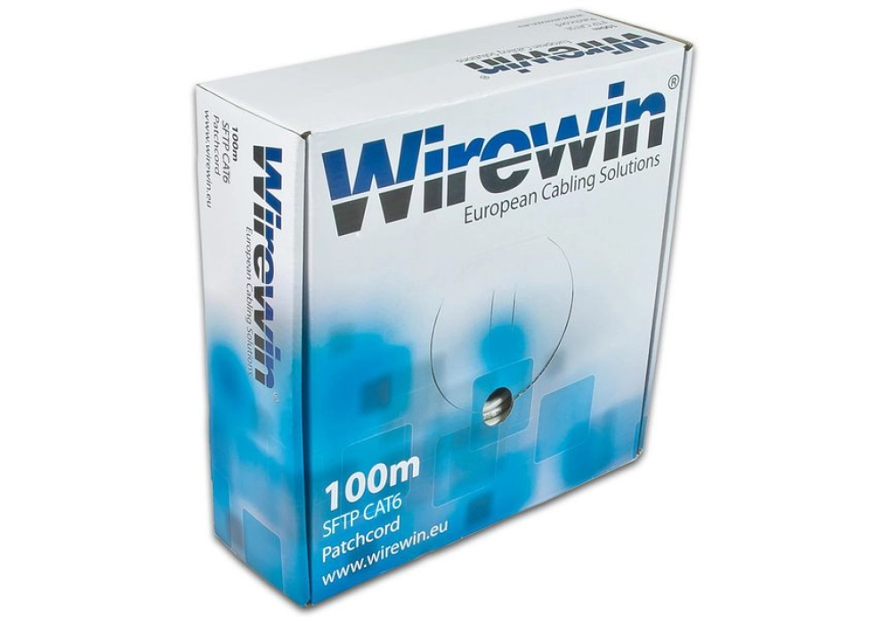 Wirewin Network Cable Cat 6 S/FTP (Gris) - 100.0 m