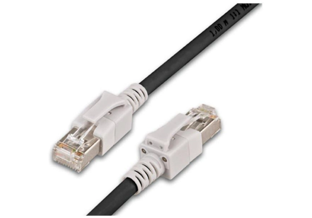 Wirewin Network Cable Cat 6a SFTP LED (Noir) - 0.5 m