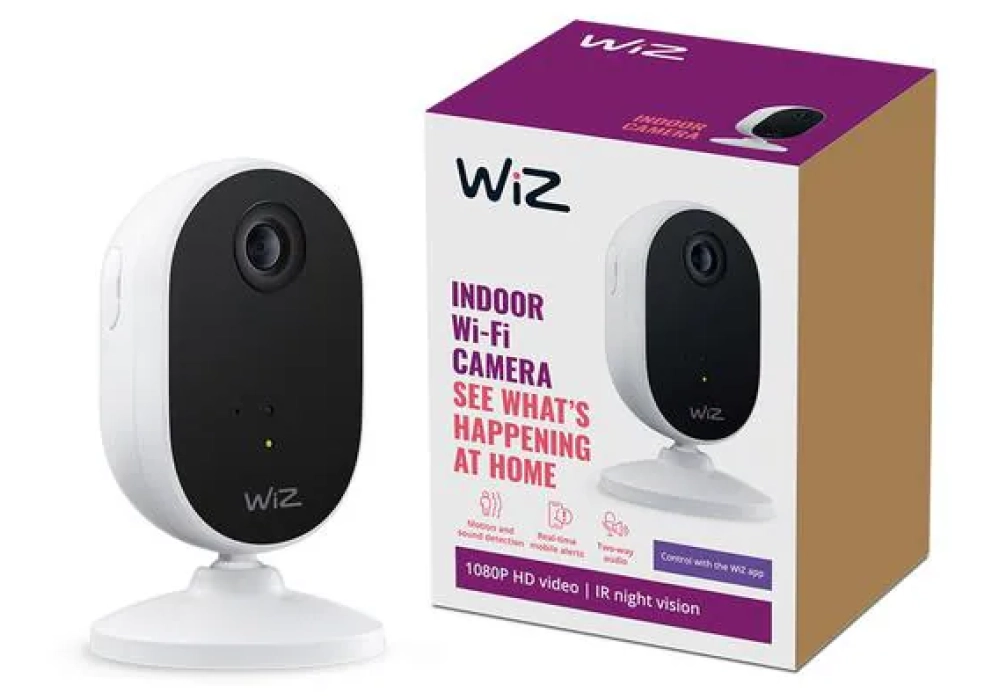 WiZ Caméra de sécurité d'intérieur avec WiFi