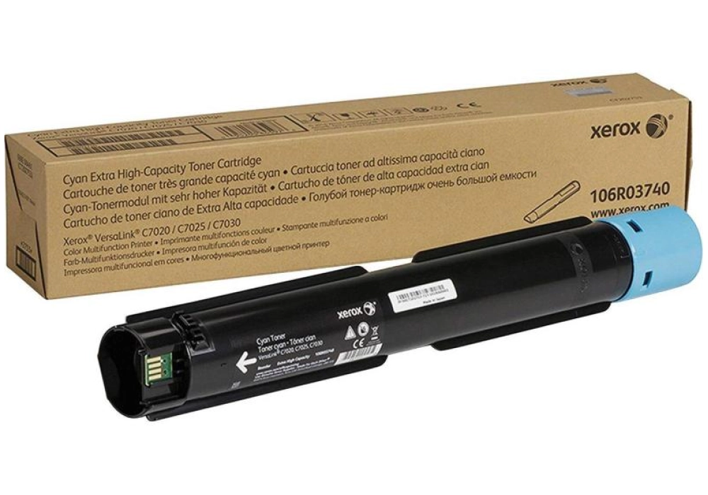 Xerox Toner Cartridge - 106R03740 - Cyan (Extra High Capacity)