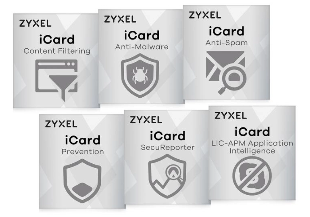 Zyxel iCard bundle de services USG FLEX 500 - 1 mois