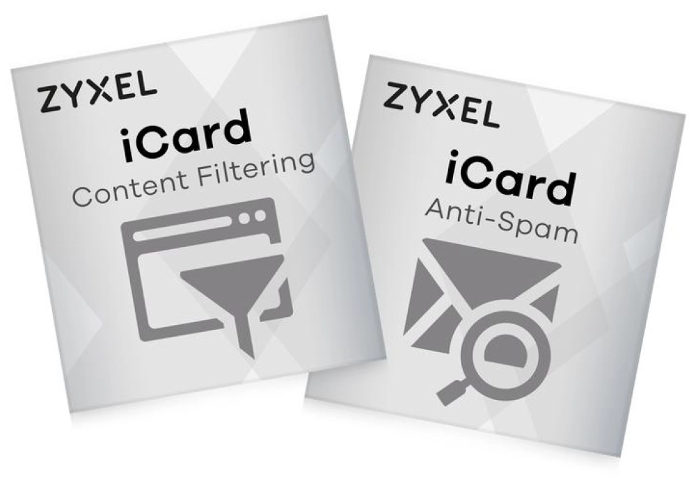 Zyxel iCard CF & anti-spam - USG FLEX 100 - 2 ans