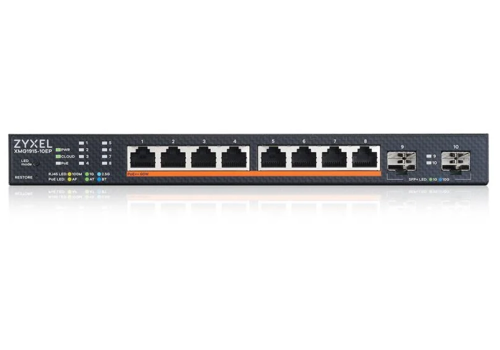 Zyxel PoE++ Switch XMG1915-10EP 10 ports