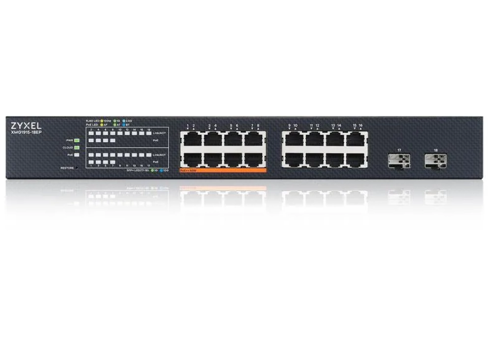 Zyxel PoE++ Switch XMG1915-18EP 18 ports